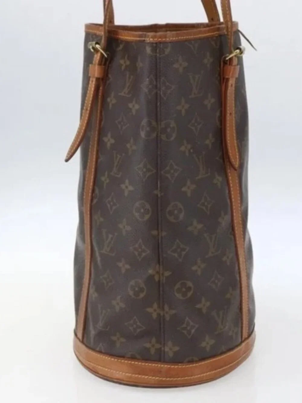 LOUIS VUITTON Monogram Bucket GM Shoulder Bag M42236 LV Auth 165936